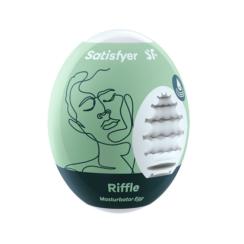 Satisfyer Masturbator Egg - Riffle - Stroker Sleeve