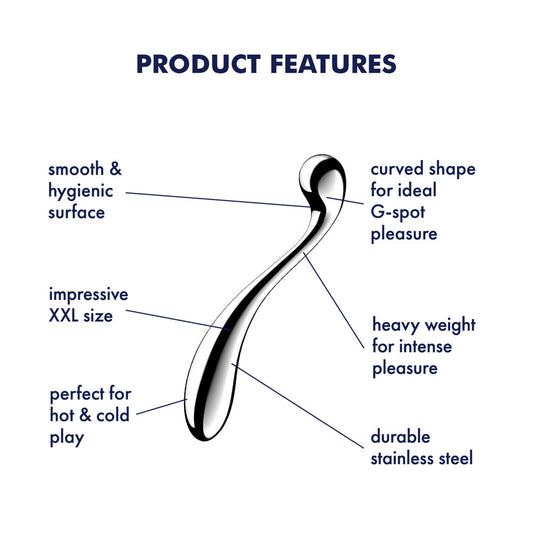 Satisfyer Star Force 4 - Steel 26 cm Dildo