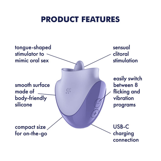 Satisfyer Tongue Dancer - USB Rechargeable Flicking Stimulator
