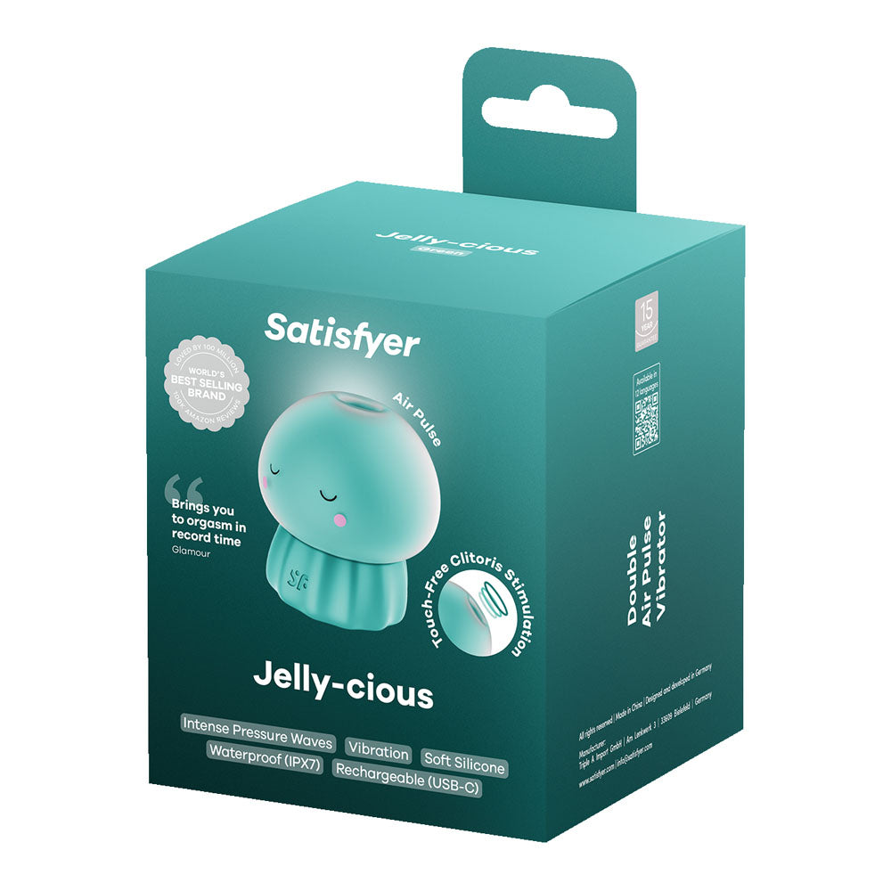 Satisfyer Jelly-cious - USB Rechargeable Air Pulse Stimulator – Green