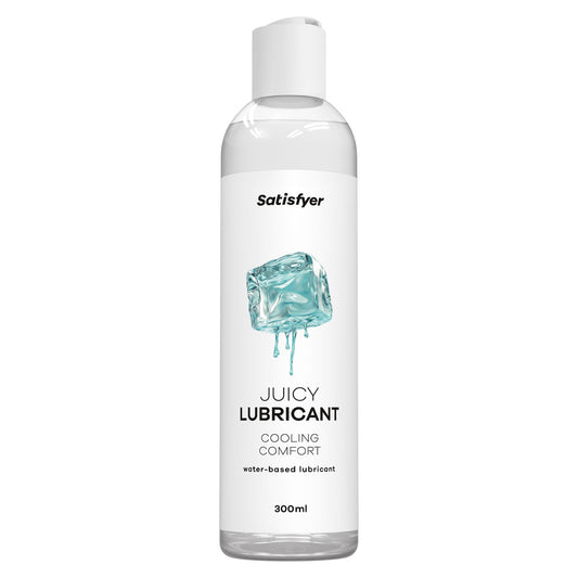 Satisfyer Juicy Lubricant 300 ml Cooling Comfort - Cooling Water Based Lubricant - 300 ml Bottle