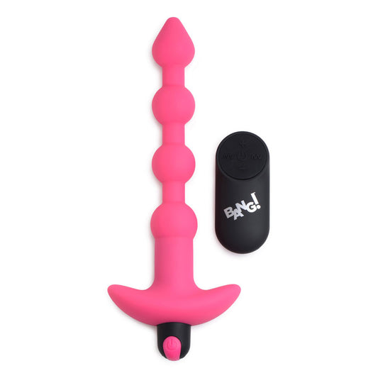 Bang! Vibrating Anal Beads – Pink