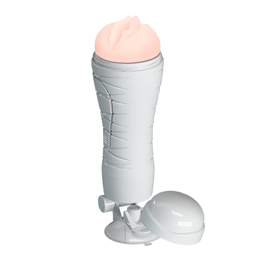 CRAZY BULL Flora Stroker - Squeezable Vagina Stroker with Suction Base