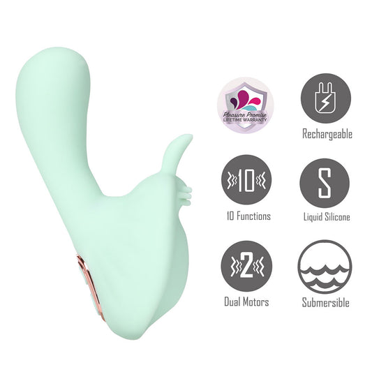 Maia AVERI - USB Rechargeable Vibrator – Green