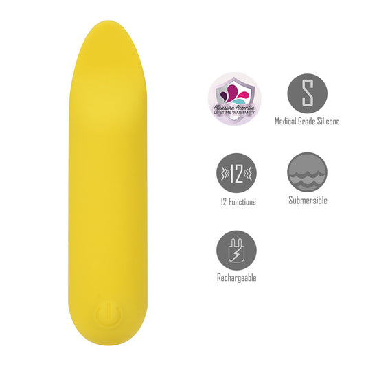 Maia TAWNI - 9 cm USB Rechargeable Bullet with Flickering Tip