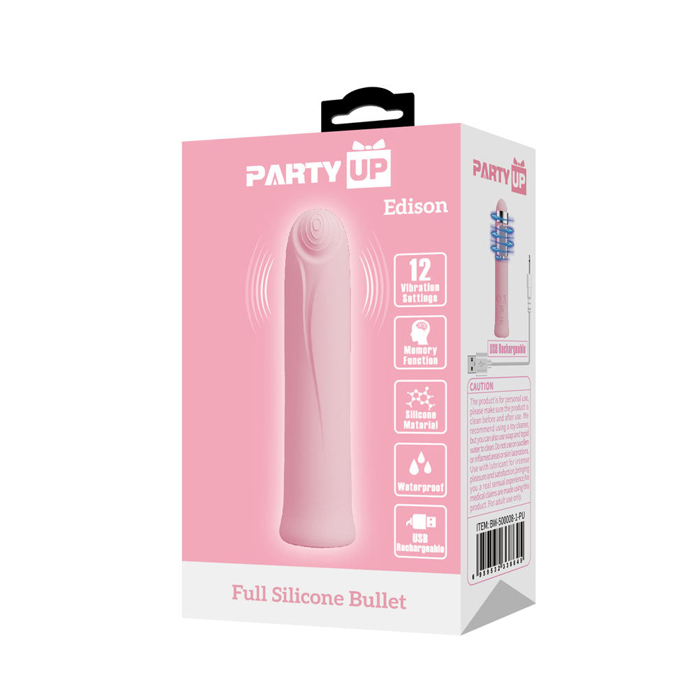 Party Up EDISON Bullet - 10.3 cm USB Rechargeable Bullet