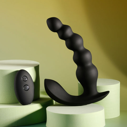 Evolved BEAD ME UP - 16.8 cm USB Rechargeable Vibrating Anal Beads with Wireless Remote