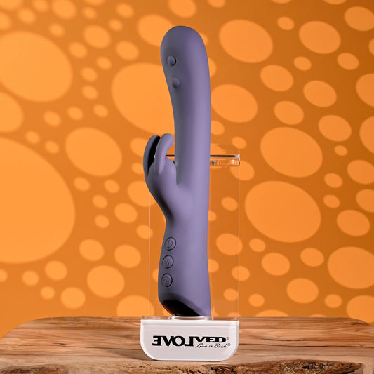 Evolved POPPIN GOOD TIME - 20 cm USB Rechargeable Rabbit Vibrator