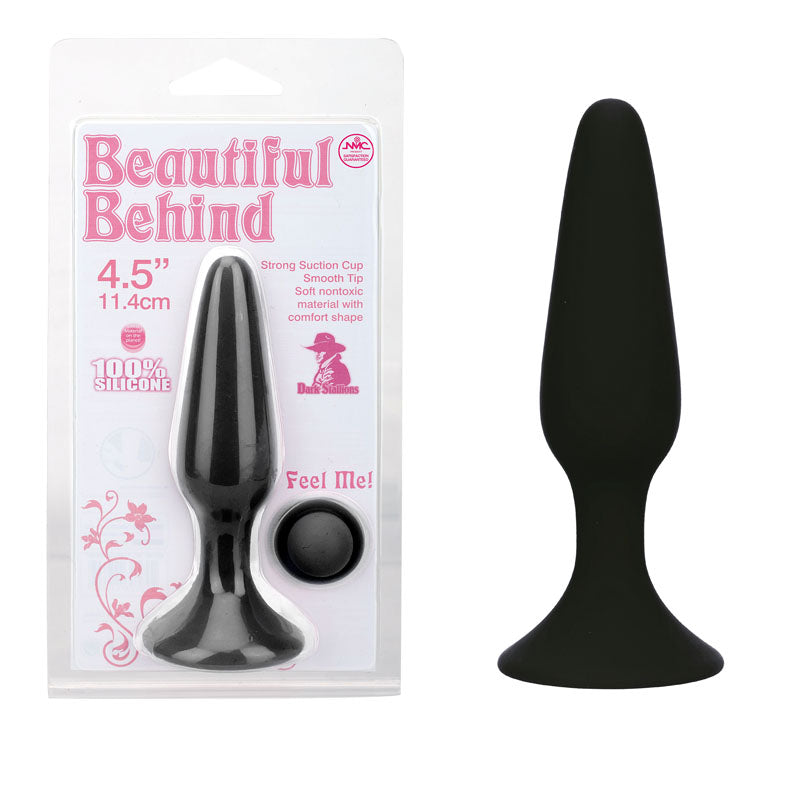 Beautiful Behind - 11.5 cm Butt Plug β Black
