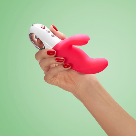 Fun Factory MISS BI - 17 cm USB Rechargeable Rabbit Vibrator – Pink