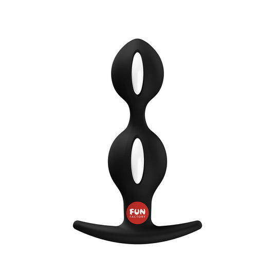 Fun Factory B BALLS DUO - 13 cm Weighted Kegel Balls – Black