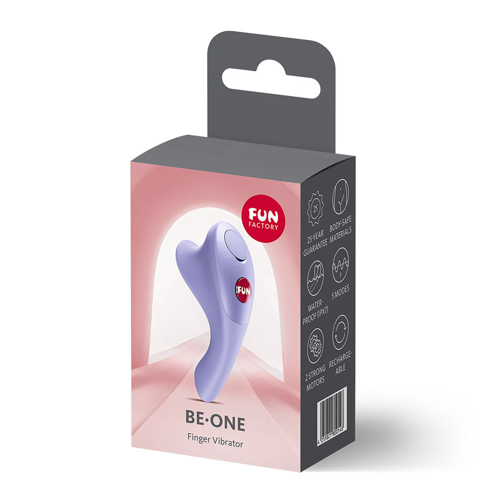 Fun Factory BE-ONE - USB-C Rechargeable Finger Stimulator – Purple
