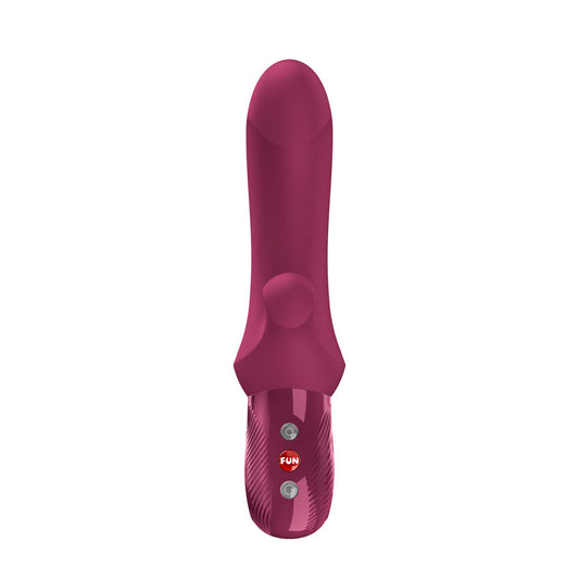 Fun Factory BI STRONIC CURVE Wine - Wine USB-C Rechargeable Thrusting Vibrator