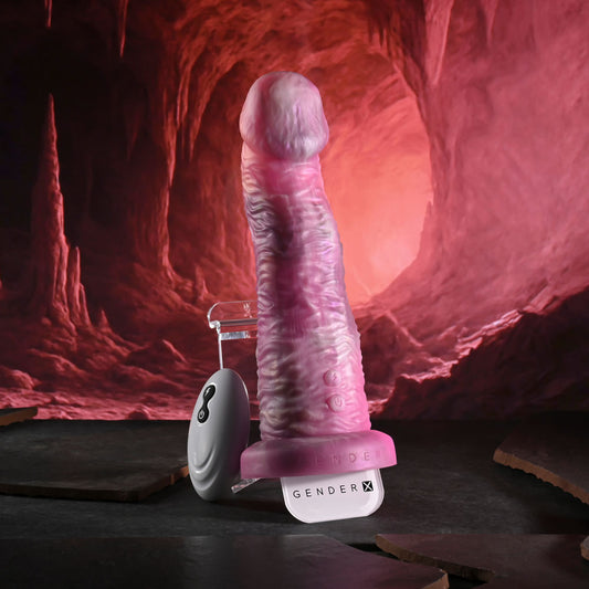 Gender X WHIMSICAL - USB Rechargeable Vibrating Fantasy Dildo with Wireless Remote