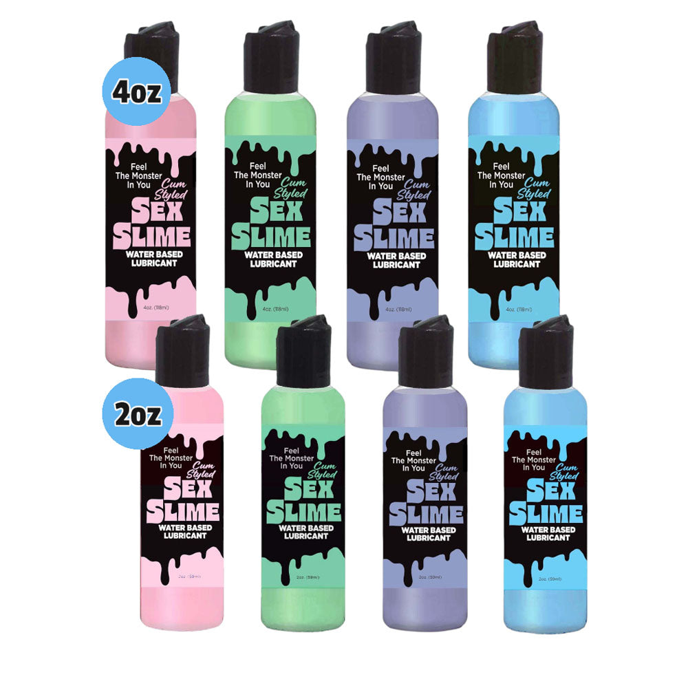 Sex Slime Cum Style Creature Lube - 60 ml - Cum Style Water Based Lubricant - 60 ml Bottle – Purple