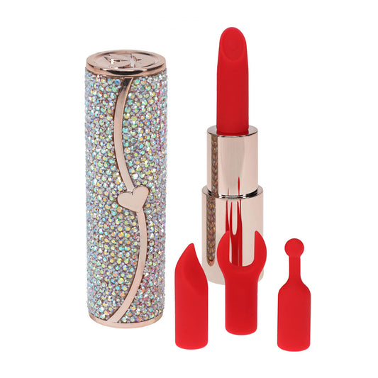 LOVELINE Sparkle - 8.3 cm USB Rechargeable Lipstick Vibrator