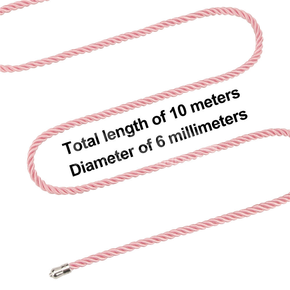 Rebellion Reign Silky Bondage Rope - Bondage Rope - 10 metre length – Pink