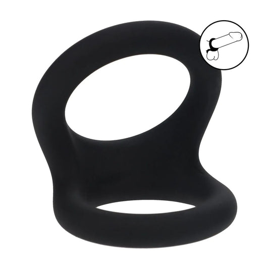 LEVELZ Double O Silicone Cock Ring - L - Cock & Balls Rings