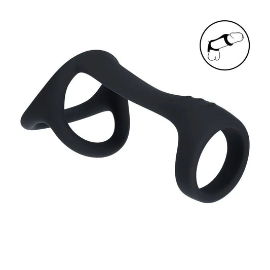 LEVELZ Tri O Silicone Shaft Cock & Ball Ring - Cock & Balls Ring