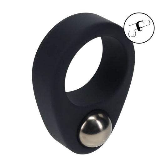 LEVELZ Single Weighted Ball Cock Ring - Weighted Cock Ring