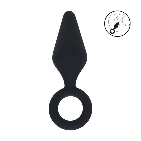 LEVELZ Silicone Anal Plug with Loop - Small - Small Butt Plug