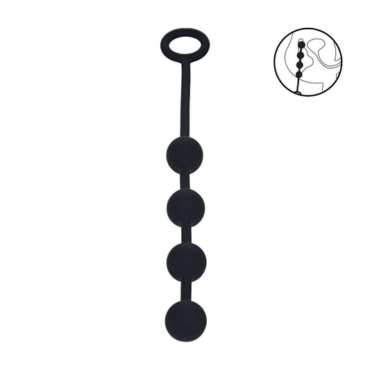 LEVELZ Round Silicone Anal Balls - S - 20mm - 23 cm Small Anal Balls