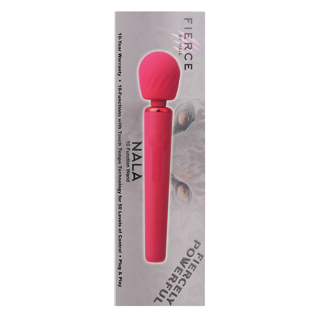 Maia NALA - 30 cm USB Rechargeable Massage Wand – Red