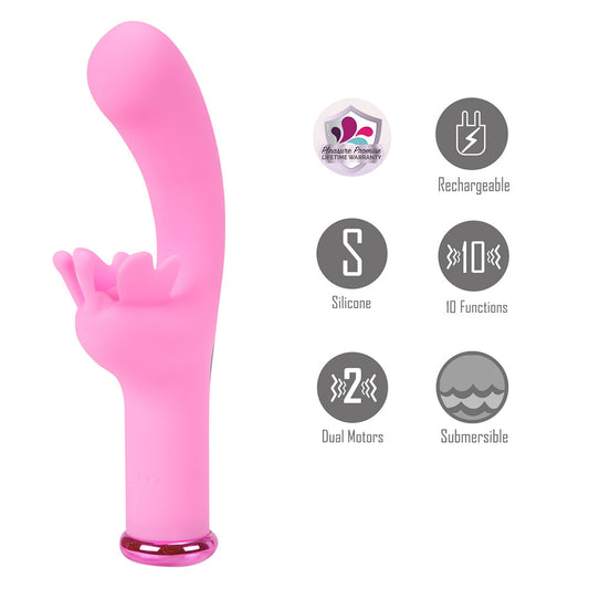 Maia MYLA - 15.9 cm USB Rechargeable Butterfly Vibrator