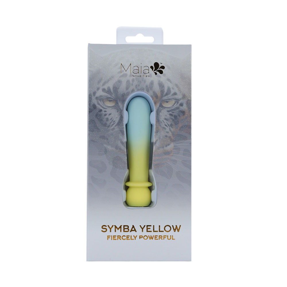 Maia SYMBA - 10.8 cm USB Rechargeable Powerful Bullet – Yellow
