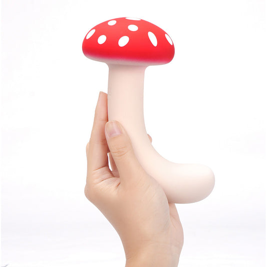 Maia ALICE - /White 15.2 cm USB Rechargeable Dual Vibrating Mushroom