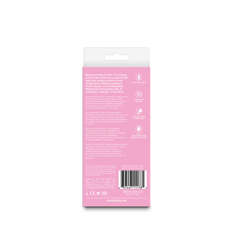 Pretty in Blush - 13 cm USB Rechargeable Vibrator