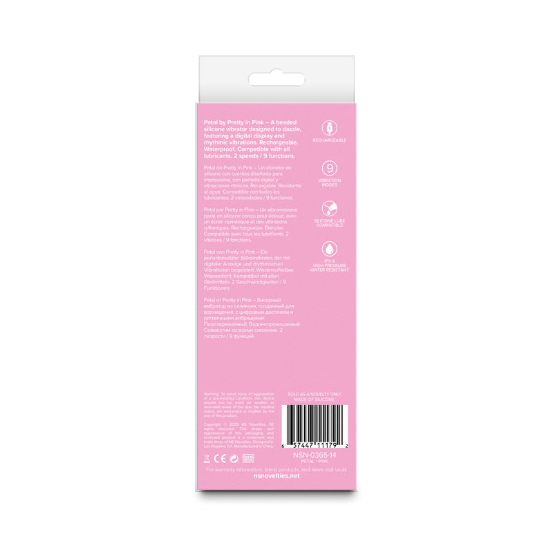 Pretty in Petal - 15.5 cm USB Rechargeable Vibrator