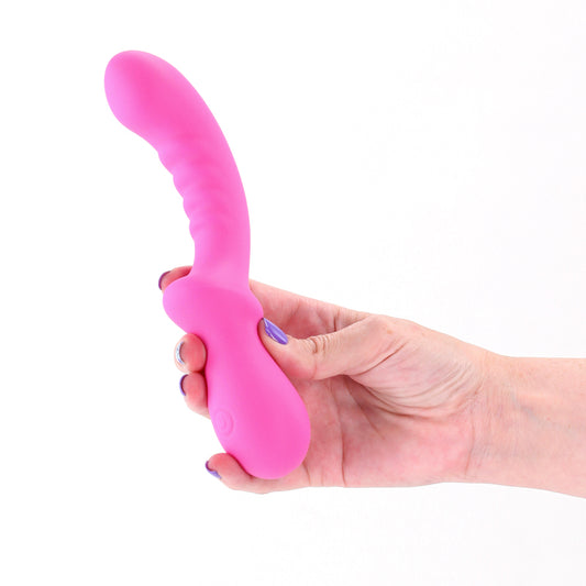 Pretty in Peony - 19.8 cm USB Rechargeable Vibrator