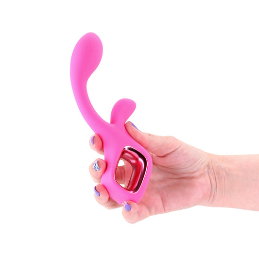 Pretty in Velvet - 18.7 cm USB Rechargeable Rabbit Vibrator