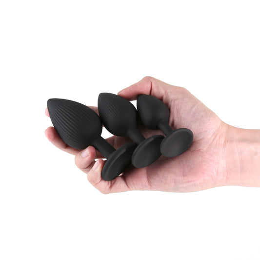 Renegade Triple Ace Kit - Butt Plugs - Set of 3 Sizes