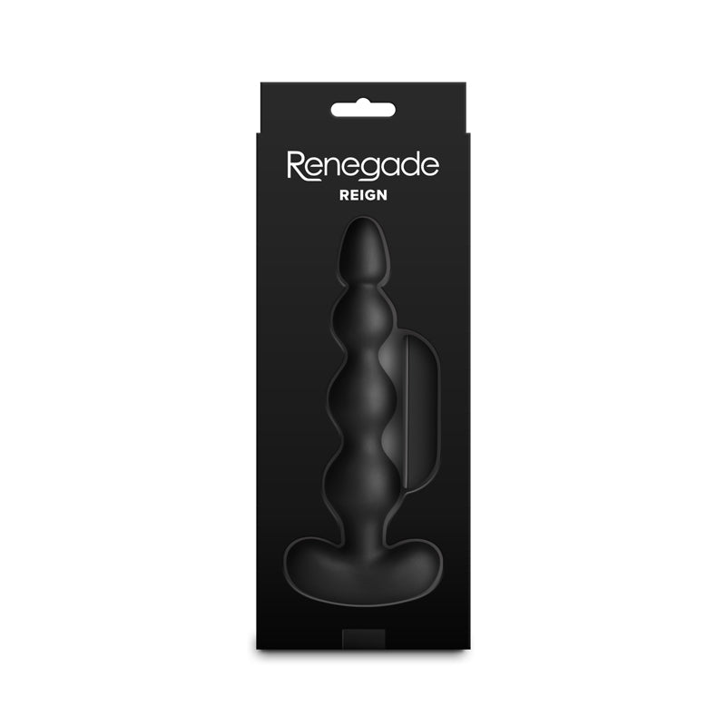 Renegade Reign - 17.9 cm USB Rechargeable Vibrating Anal Beads with Wireless Remote