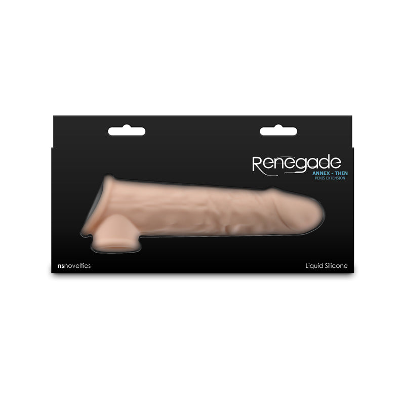 Renegade Annex - Thin - 19.4 cm Penis Extender Sleeve – Flesh