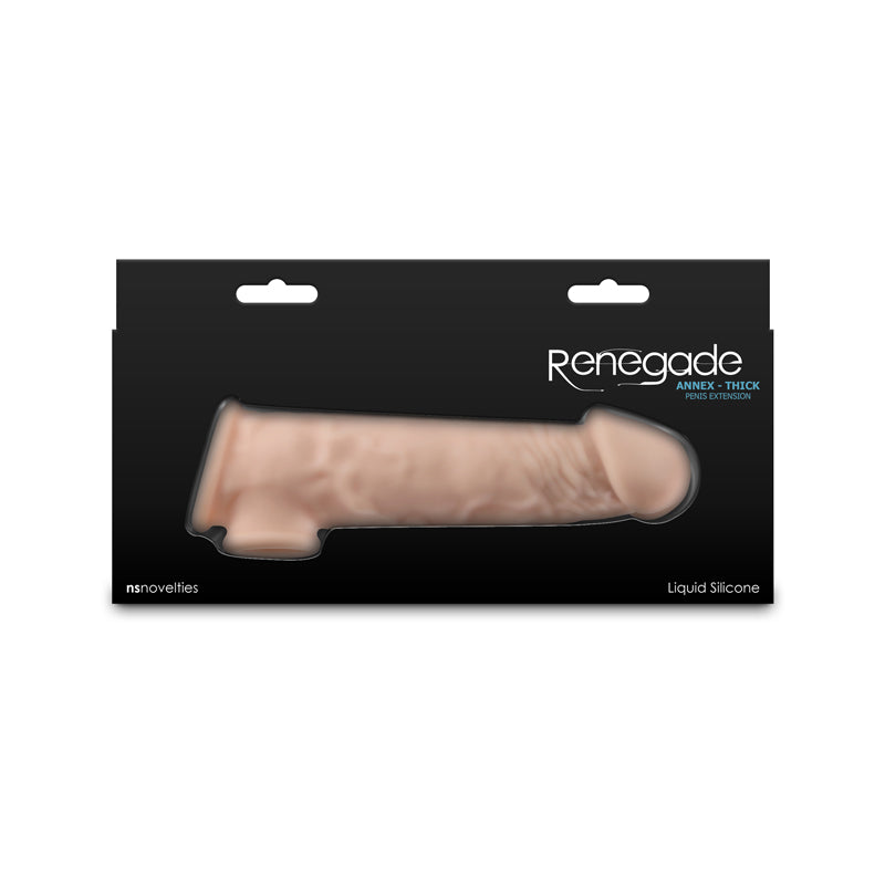 Renegade Annex - Thick - 18.6 cm Penis Extender Sleeve – Flesh