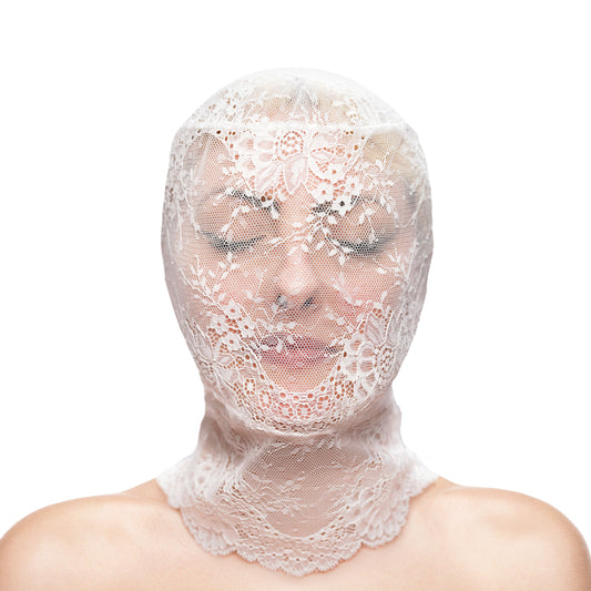 Fetish & Fashion - Lace Hood – White