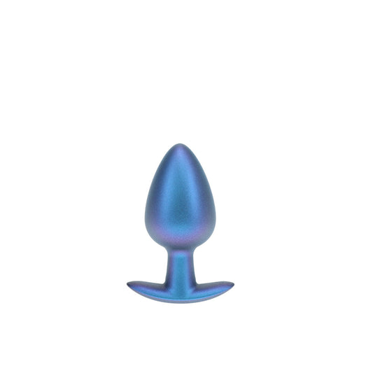 OUCH! Anal Plug - Large - Metallic - Metallic 8.9 cm Large Butt Plug – Blue