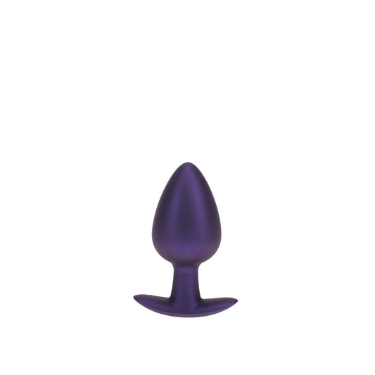 OUCH! Anal Plug - Large - Metallic - Metallic 8.9 cm Large Butt Plug – Purple