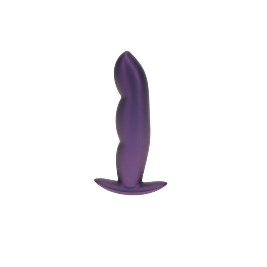 OUCH! Finger Anal Plug - Metallic - Metallic 11.7 cm Butt Plug – Purple