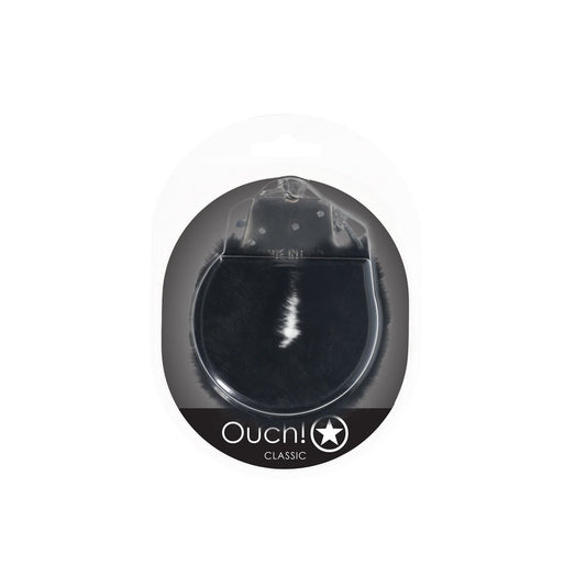 OUCH! Classic Fluffy Cuffs - Fluffy Restraints – Black