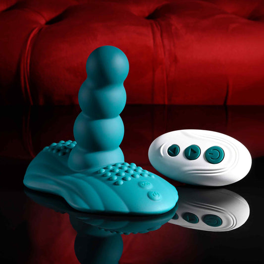 Playboy Pleasure HAVE A SEAT - USB Rechargeable Rideable Vibrator and Grinder Pad with Remote