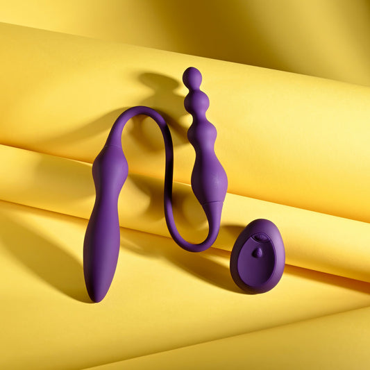 Playboy Pleasure THIS & THAT - 60 cm USB Rechargeable Flexible Dual Ended Vibrator