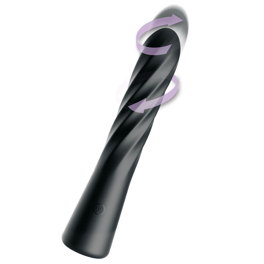 Anal Fantasy Elite Twist Ecstasy - 24.1 cm USB Rechargeable Twisting & Thrusting Anal Vibrator