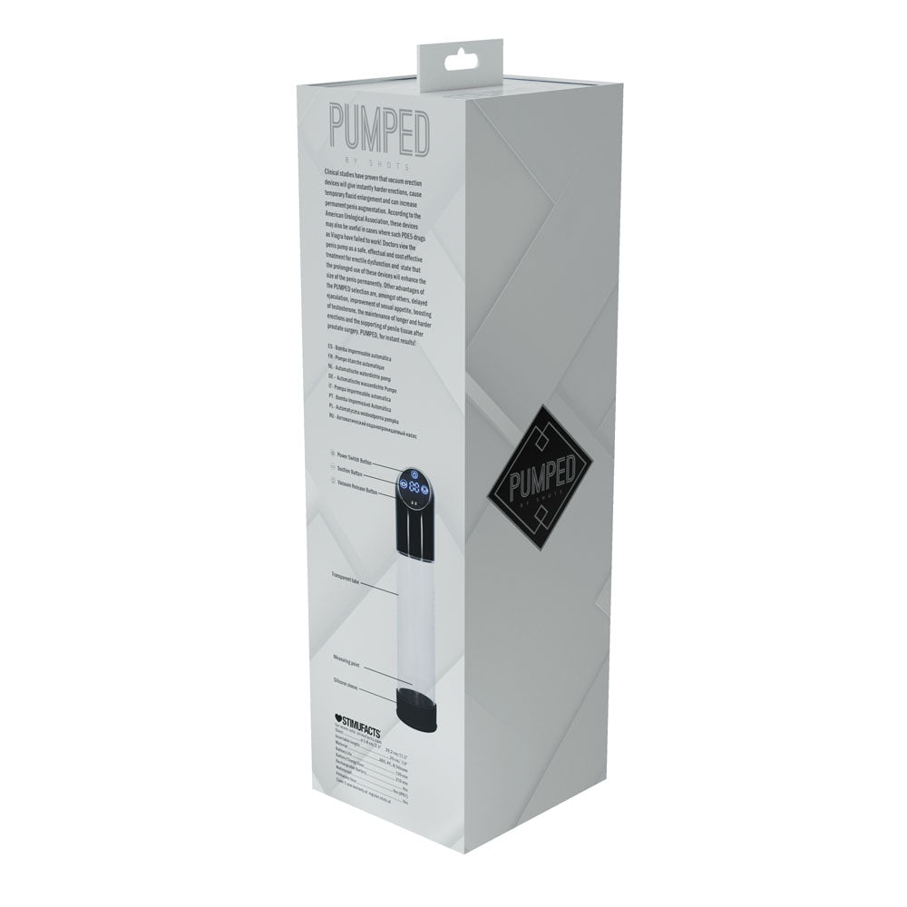 PUMPED Automatic Waterproof Pump - /Clear USB Rechargeable Automatic Penis Pump