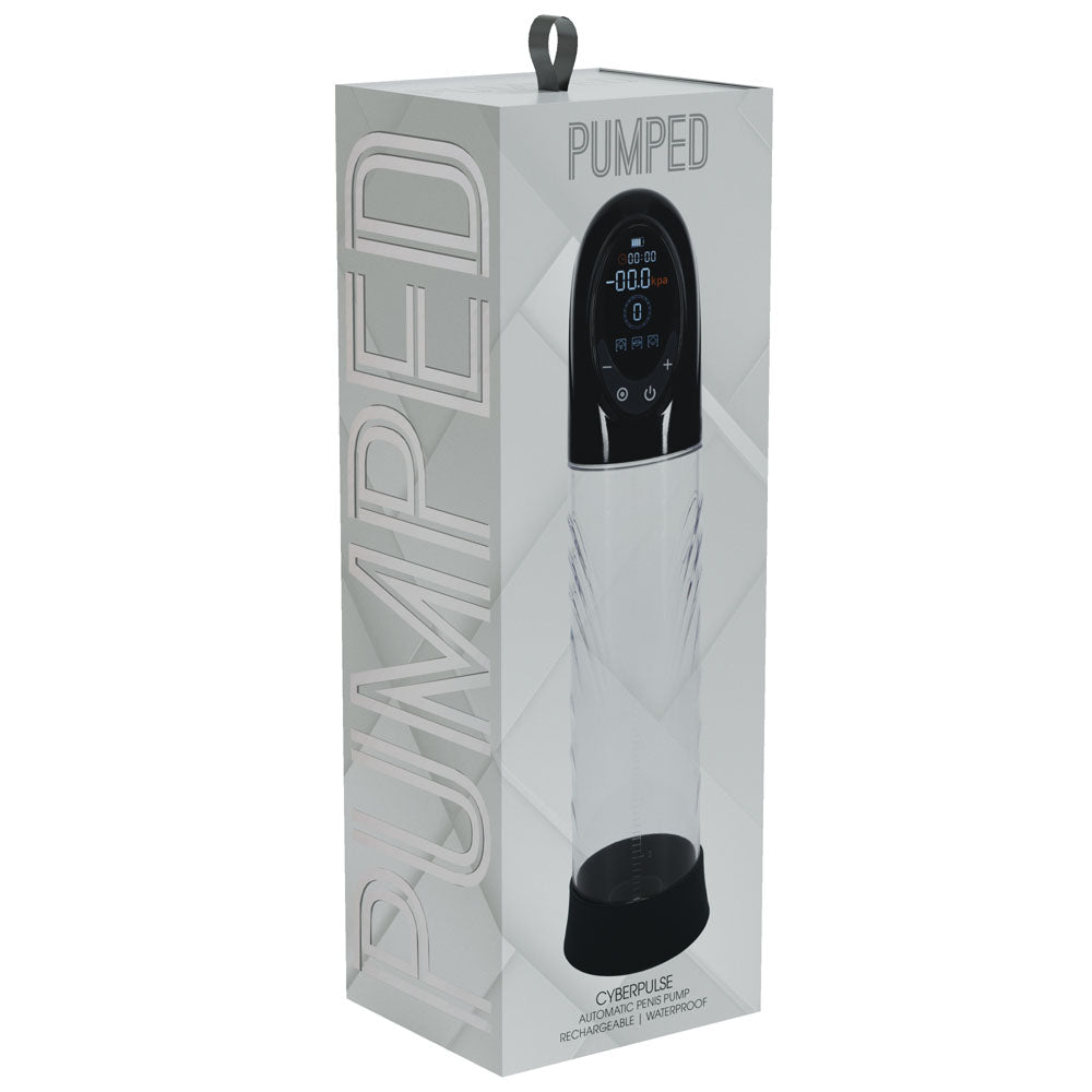 PUMPED CyberPulse Automatic Penis Pump - /Clear USB Rechargeable Auto Penis Pump