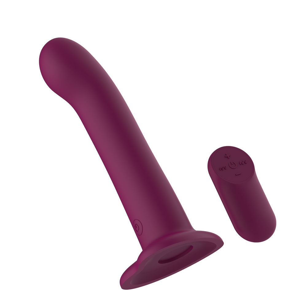 Passion Play Remote-Controlled Vibrating Dildo PP0233 – Purple