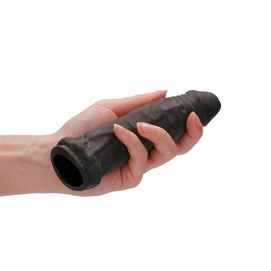 REALROCK 6'' Realistic Penis Sleeve - 15.2 cm Penis Extension Sleeve